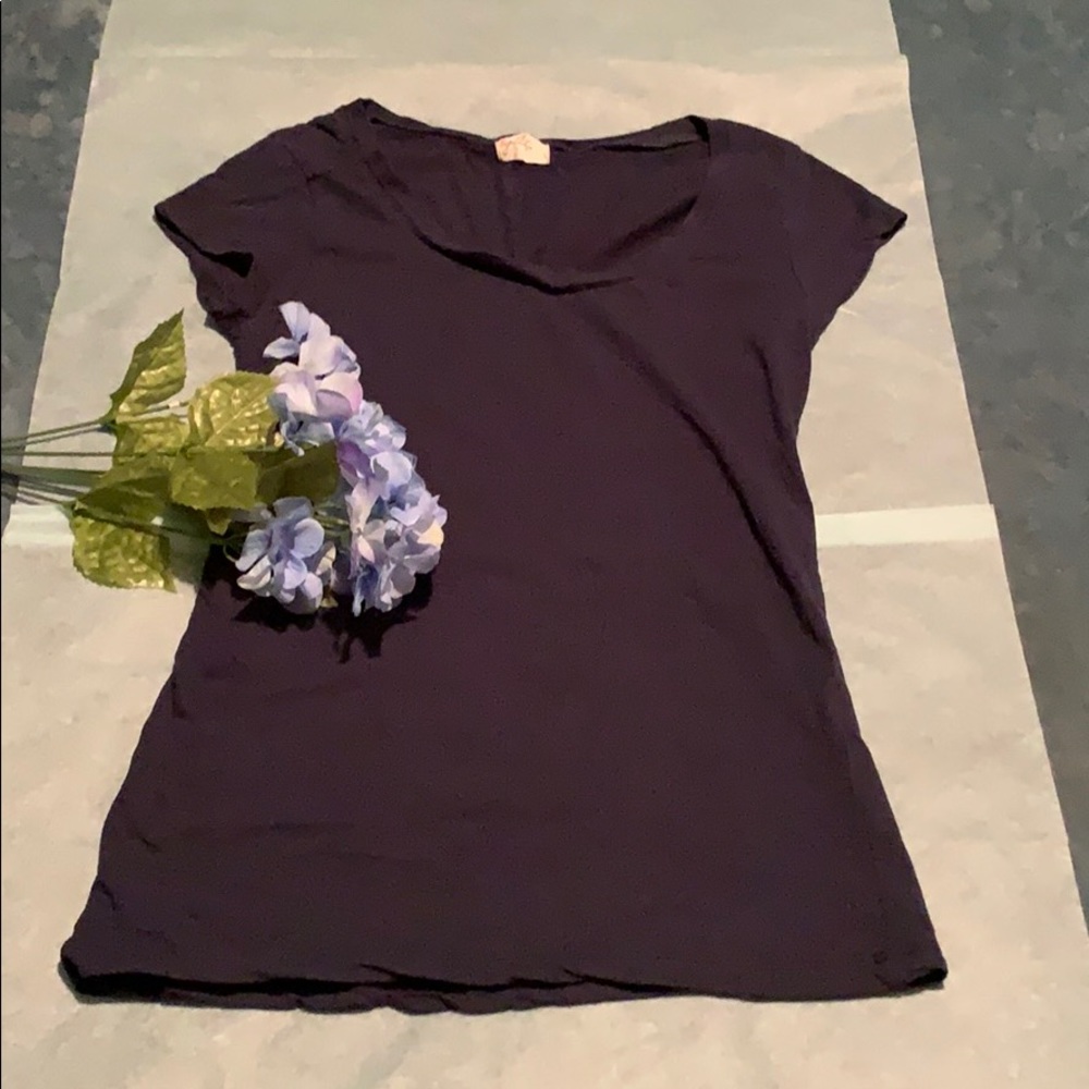 Large Glitz Round Neck T-Shirt